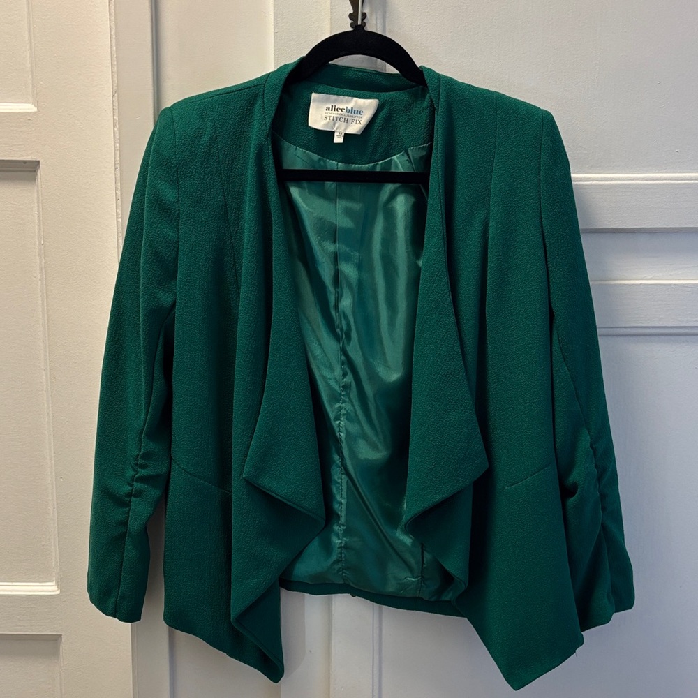 Alfani Women's Emerald Draped Blazer